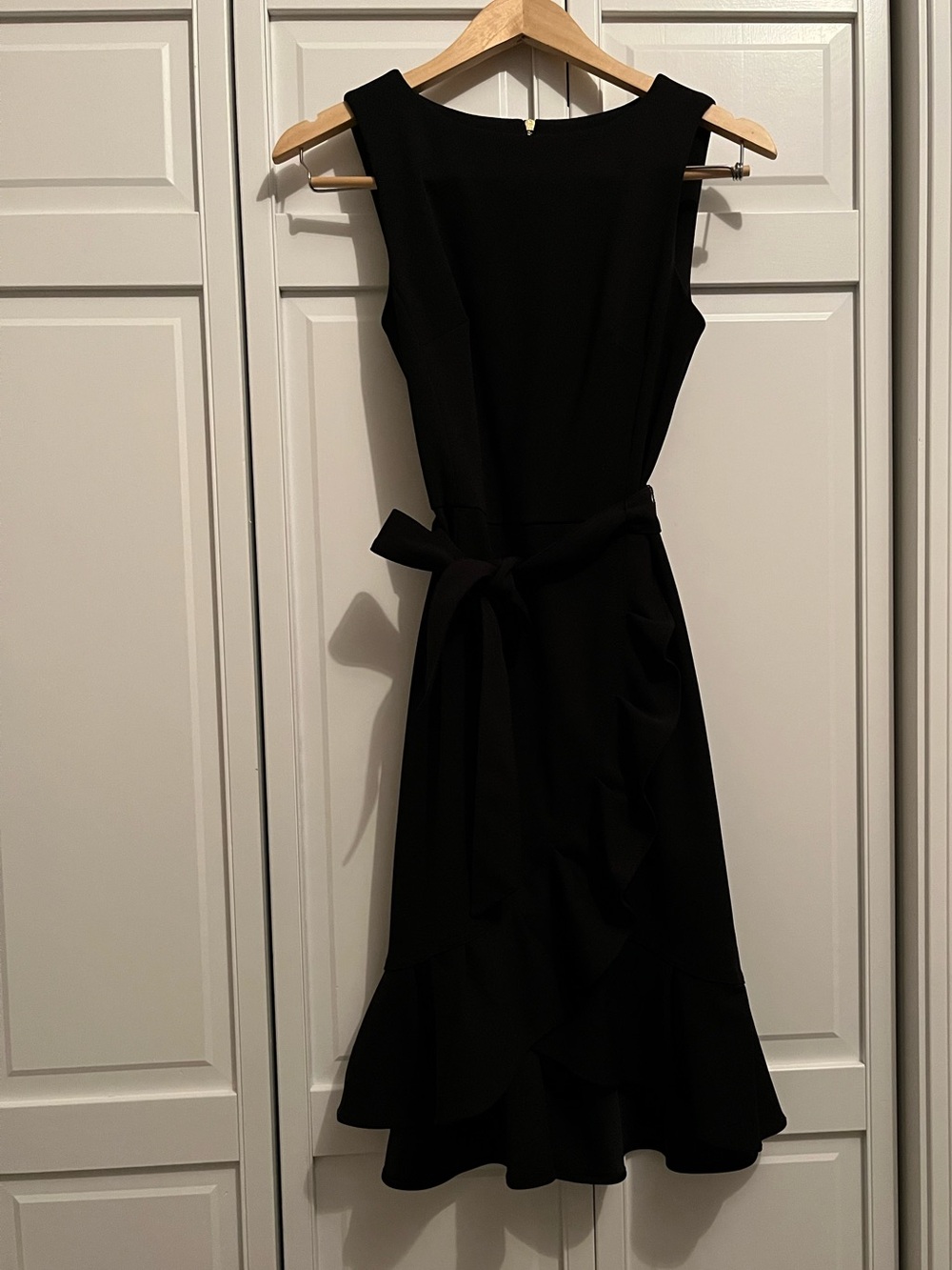 Calvin Klein Black Women's Little Black Dress with Gold Zipper